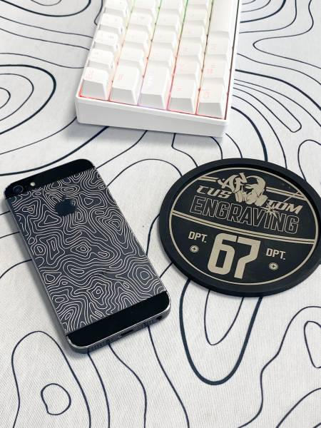 Iphone gravé au laser