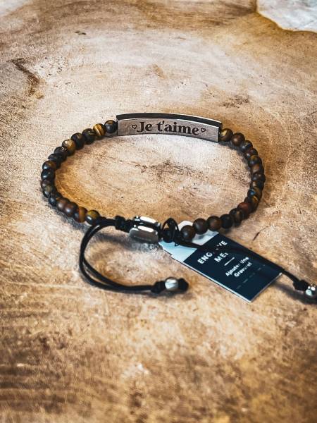 Dites lui Je t'aime à la Saint Valentin avec un bijoux personnalisé en gravure laser à Strasbourg en Alsace